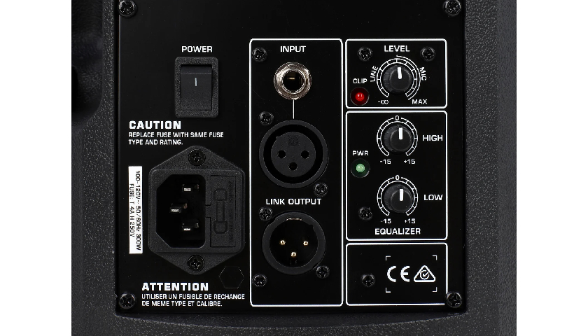 Подключения и управление Eurolive B210D